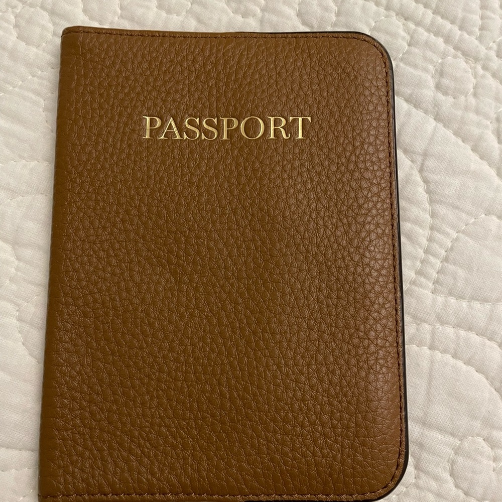 Vera Bradley Leather Passport Wallet